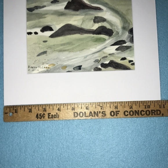ORIGINAL water color “Low Tide” wall decor - Picture 4 of 5